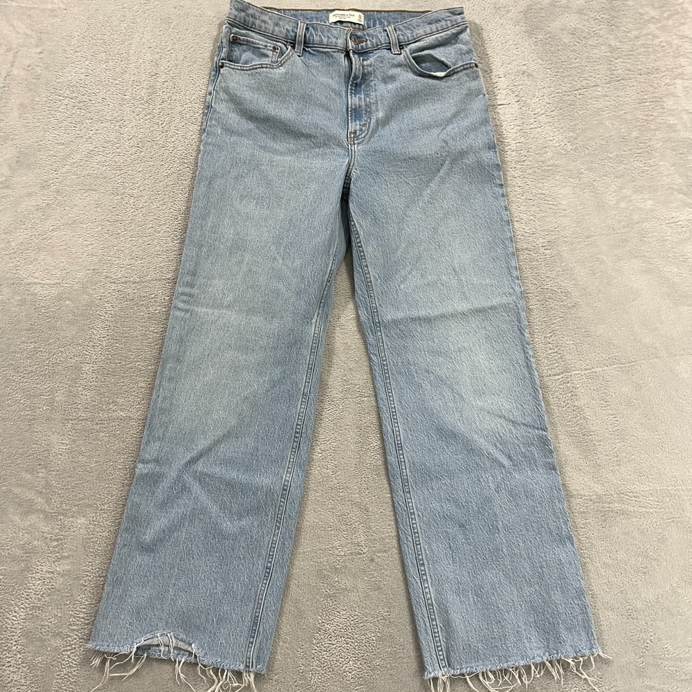 Abercrombie & Fitch Jeans Women's 31/12L 90s Relaxed High Rise Light Wash Y2K